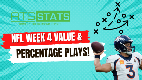 NFL Value Play Week 4