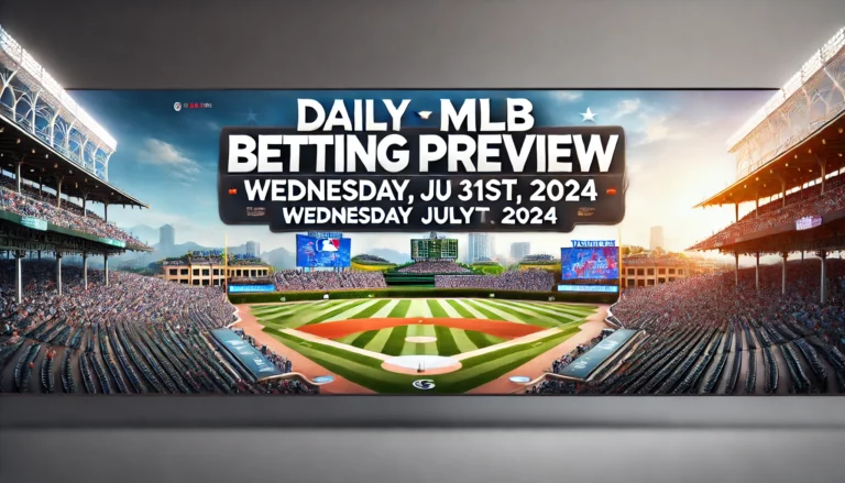 MLB Baseball Previews July 31 2024