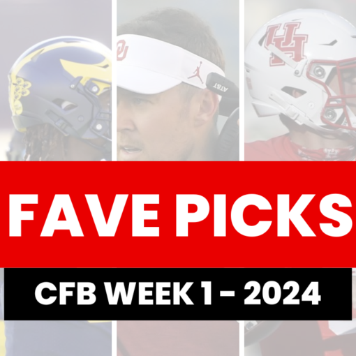 CFB Week 1 Fave Picks