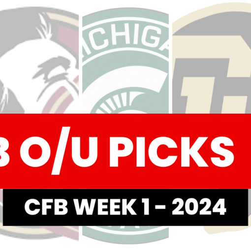 CFB Week 1 OVERUNDER Picks