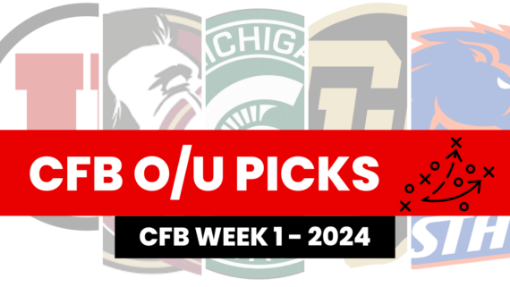 CFB Week 1 OVERUNDER Picks