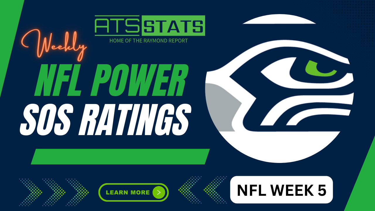 NFL Week 5 Power Ratings Raymond Report Strength of Schedule Sports