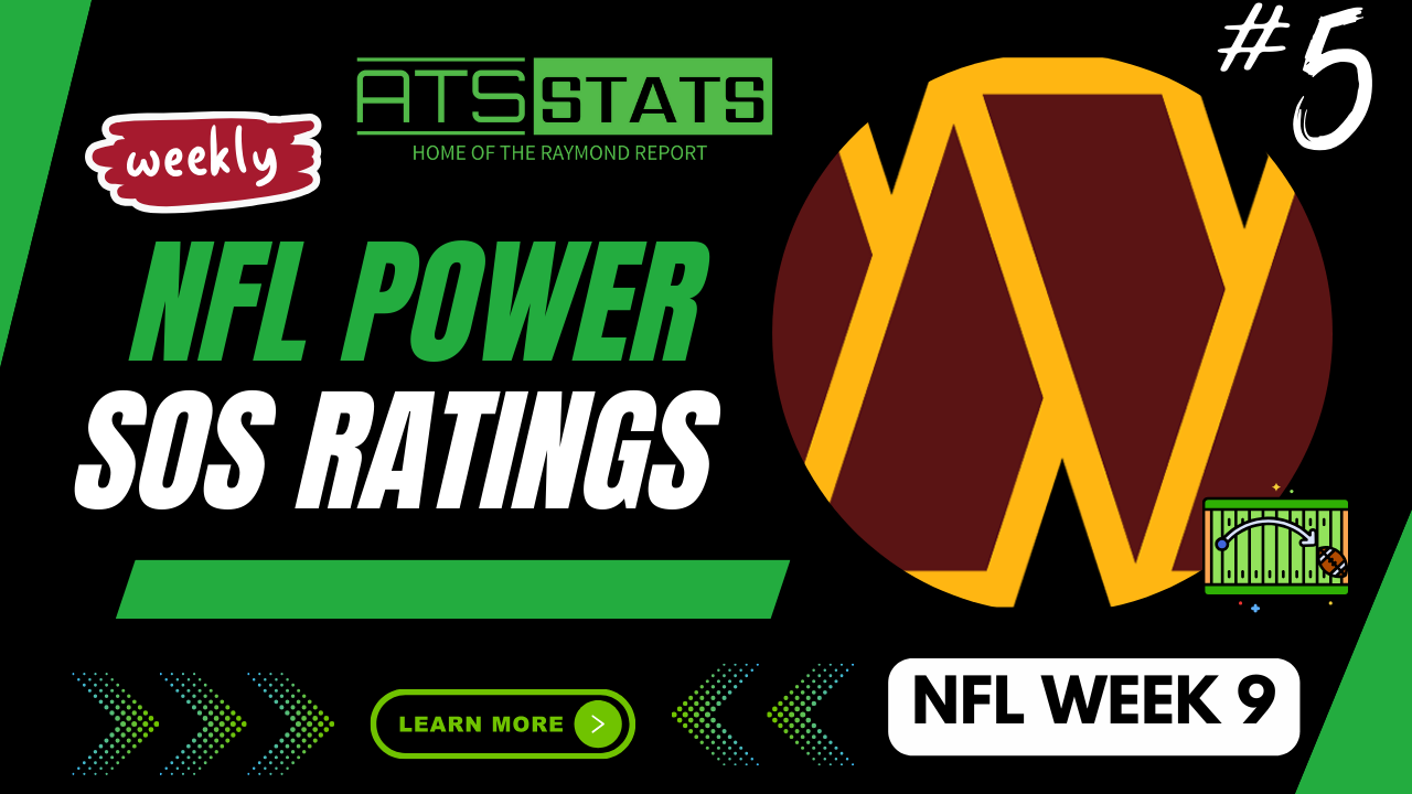 NFL Week 9 Power Ratings