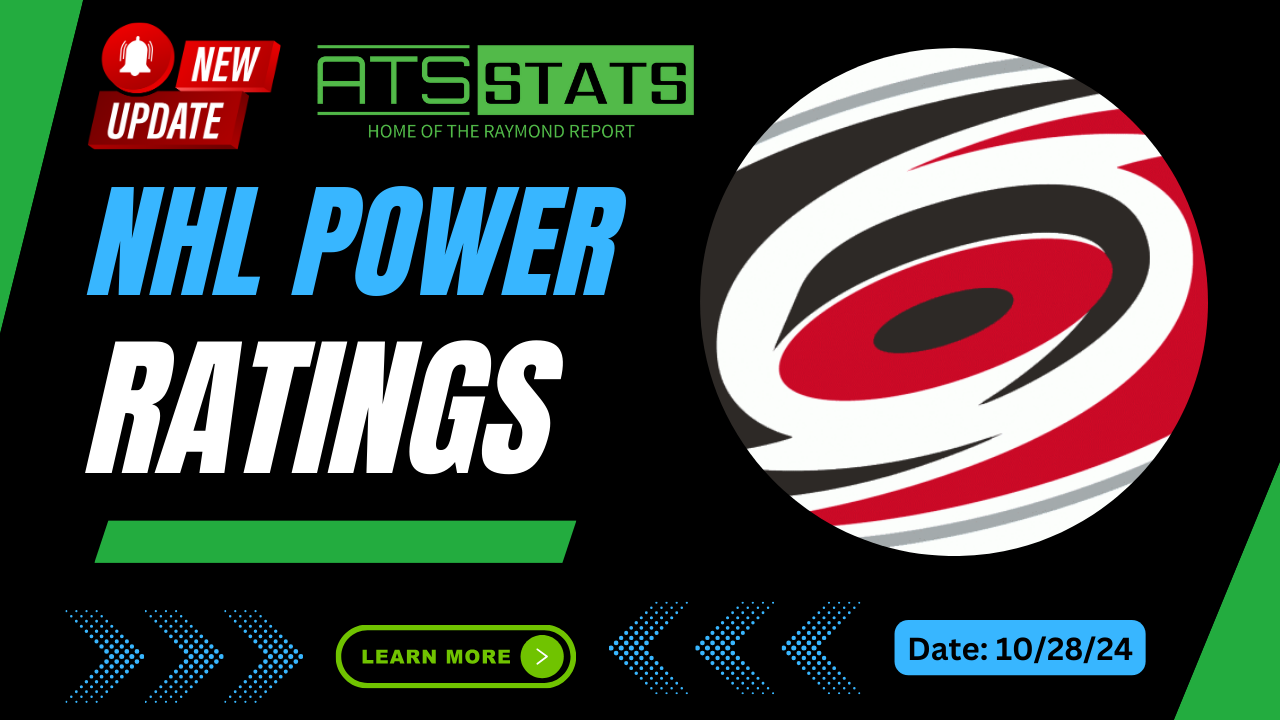 NHL Power RATING Week 4