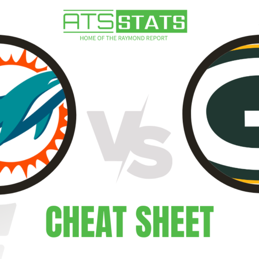 Cheat Sheet Dolphins vs Packers 2024