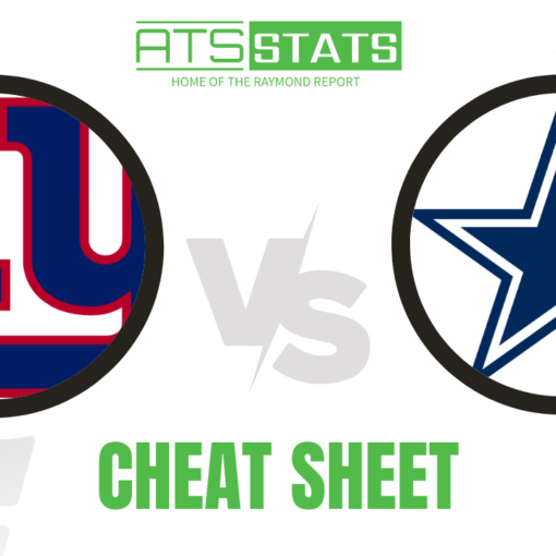 Cheat Sheet Giants vs Cowboys 2024