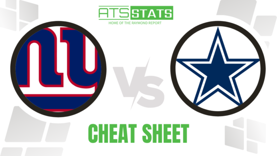 Cheat Sheet Giants vs Cowboys 2024